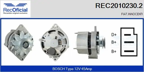 Alternator (REC2010230.2)