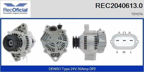 Alternator (REC2040613.0)