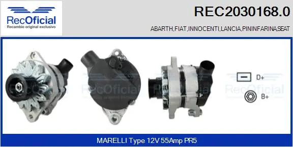 Alternator (REC2030168.0)