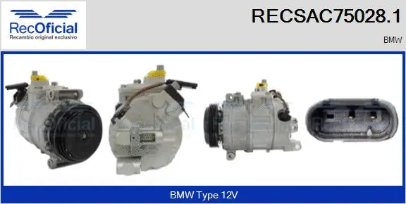 Compressor, air conditioning (RECSAC75028.1)