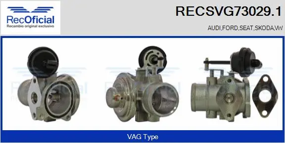 EGR Valve (RECSVG73029.1)
