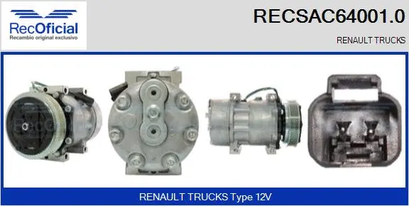 Compressor, air conditioning (RECSAC64001.0)