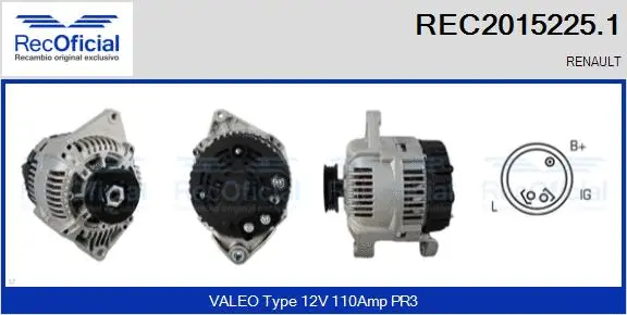 Alternator (REC2015225.1)