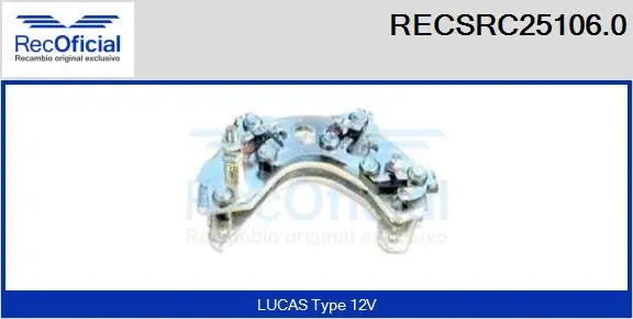 Rectifier, alternator (RECSRC25106.0)