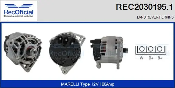Alternator (REC2030195.1)