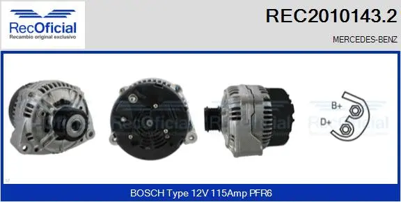 Alternator (REC2010143.2)