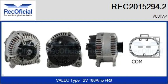 Alternator (REC2015294.2)