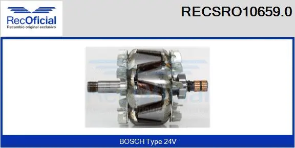 Rotor, alternator (RECSRO10659.0)