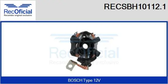 Holder, carbon brushes (RECSBH10112.1)