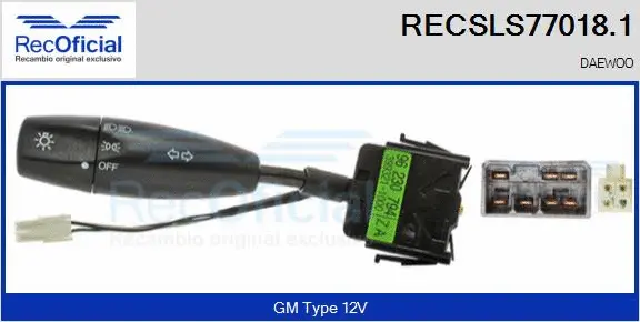 Steering Column Switch (RECSLS77018.1)