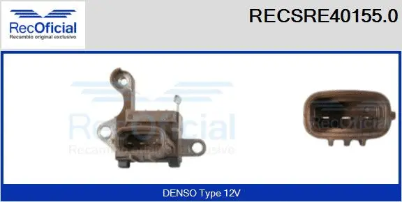 Alternator Regulator (RECSRE40155.0)