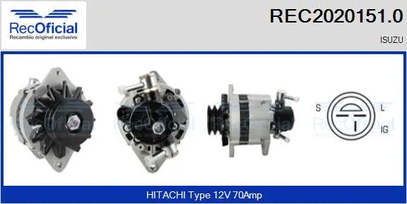 Alternator (REC2020151.0)