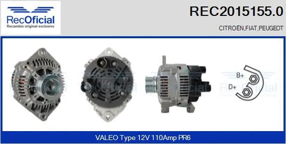 Alternator (REC2015155.0)