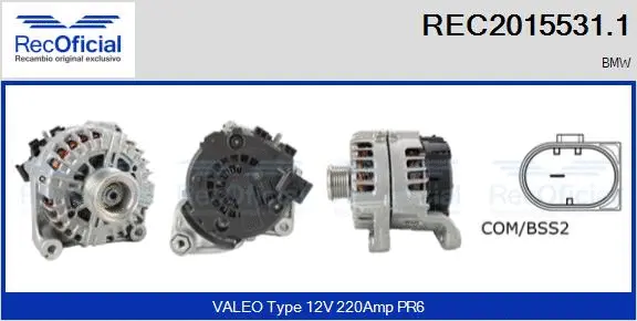 Alternator (REC2015531.1)