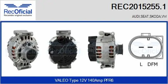 Alternator (REC2015255.1)
