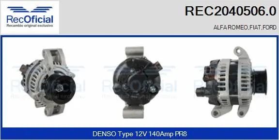 Alternator (REC2040506.0)