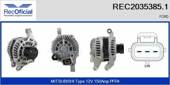 Alternator (REC2035385.1)