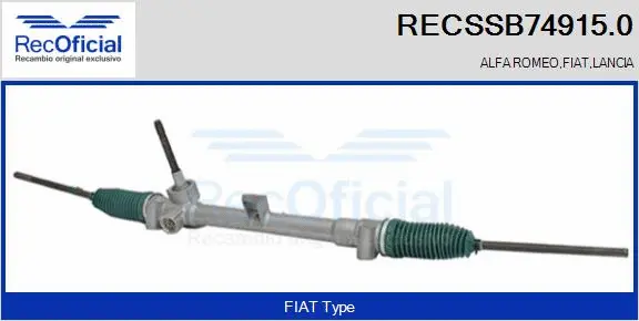 Steering Gear (RECSSB74915.0)