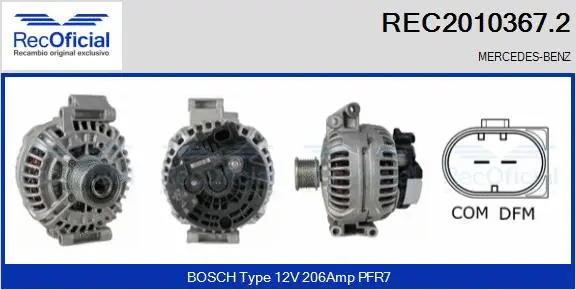 Alternator (REC2010367.2)