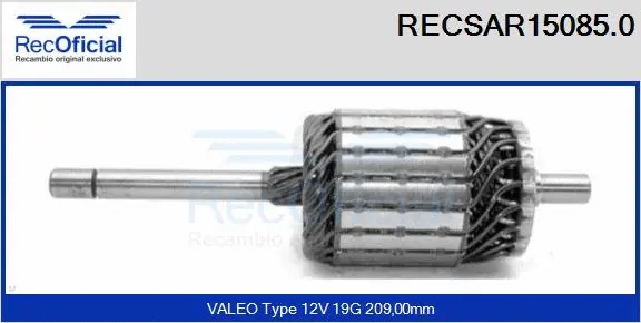 Armature, starter (RECSAR15085.0)