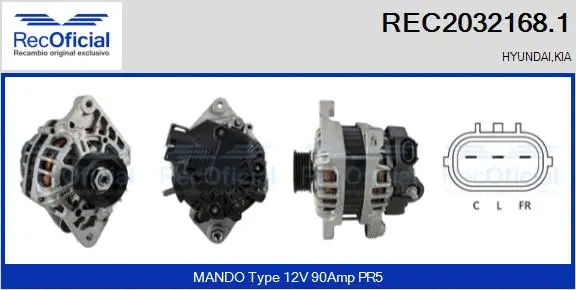 Alternator (REC2032168.1)