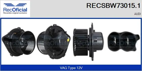 Interior Blower (RECSBW73015.1)