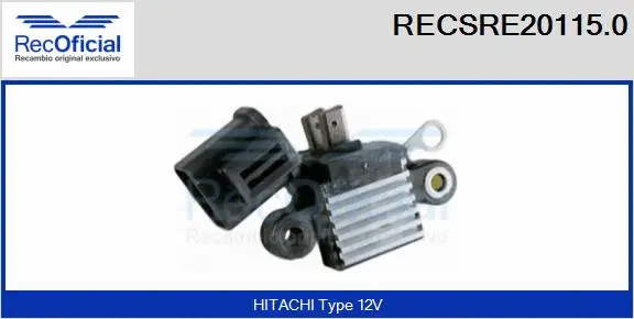 Alternator Regulator (RECSRE20115.0)