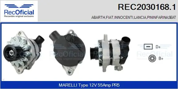 Alternator (REC2030168.1)
