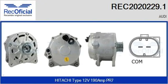 Alternator (REC2020229.1)