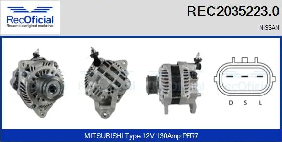 Alternator (REC2035223.0)
