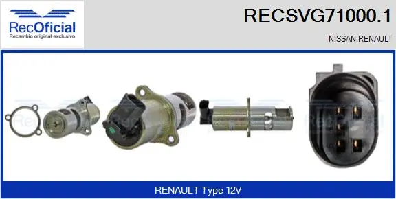 EGR Valve (RECSVG71000.1)