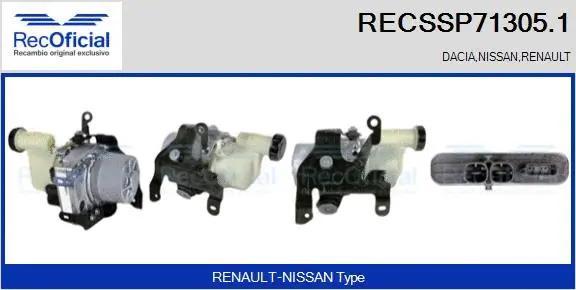 Hydraulic Pump, steering (RECSSP71305.1)