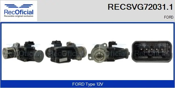 EGR Valve (RECSVG72031.1)
