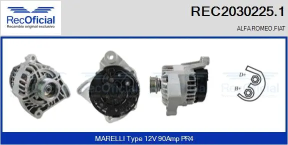 Alternator (REC2030225.1)