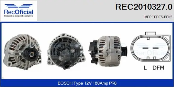 Alternator (REC2010327.0)