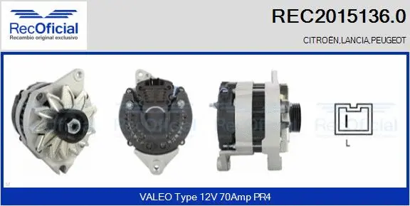 Alternator (REC2015136.0)