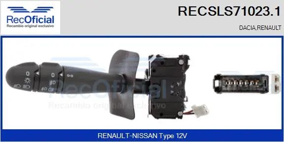Steering Column Switch (RECSLS71023.1)
