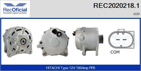 Alternator (REC2020218.1)