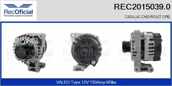 Alternator (REC2015039.0)