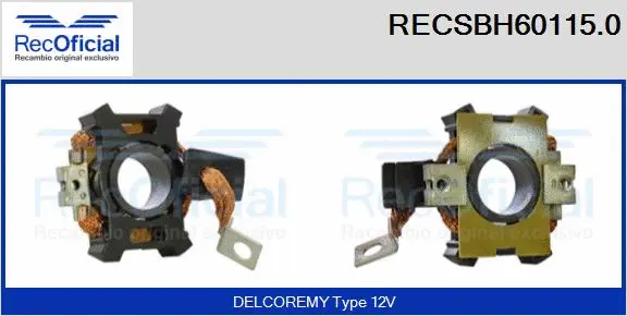 Holder, carbon brushes (RECSBH60115.0)