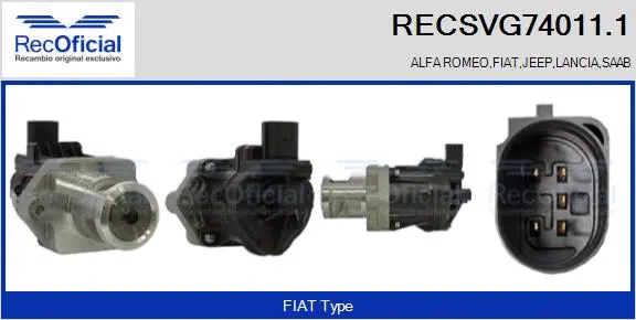 EGR Valve (RECSVG74011.1)