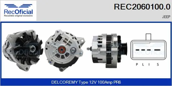 Alternator (REC2060100.0)