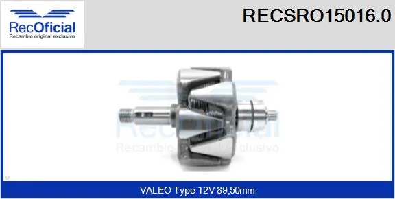 Rotor, alternator (RECSRO15016.0)