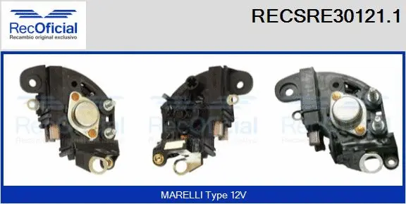 Alternator Regulator (RECSRE30121.1)