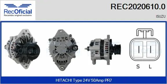 Alternator (REC2020610.0)