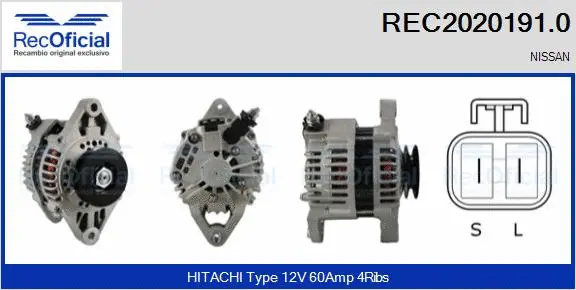 Alternator (REC2020191.0)