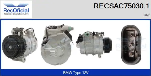 Compressor, air conditioning (RECSAC75030.1)