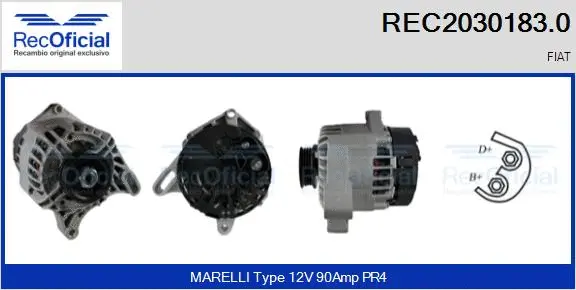 Alternator (REC2030183.0)
