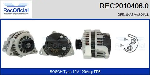 Alternator (REC2010406.0)