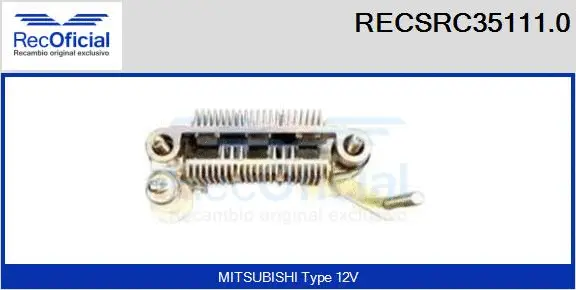 Rectifier, alternator (RECSRC35111.0)